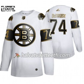 Lasten NHL Boston Bruins Pelipaita Jake DeBrusk 74 Adidas 2019-20 Golden Edition Valkoinen Authentic